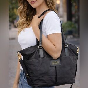 Marc by Marc Jacobs Black Nylon & Leather Tote Bag 🖤